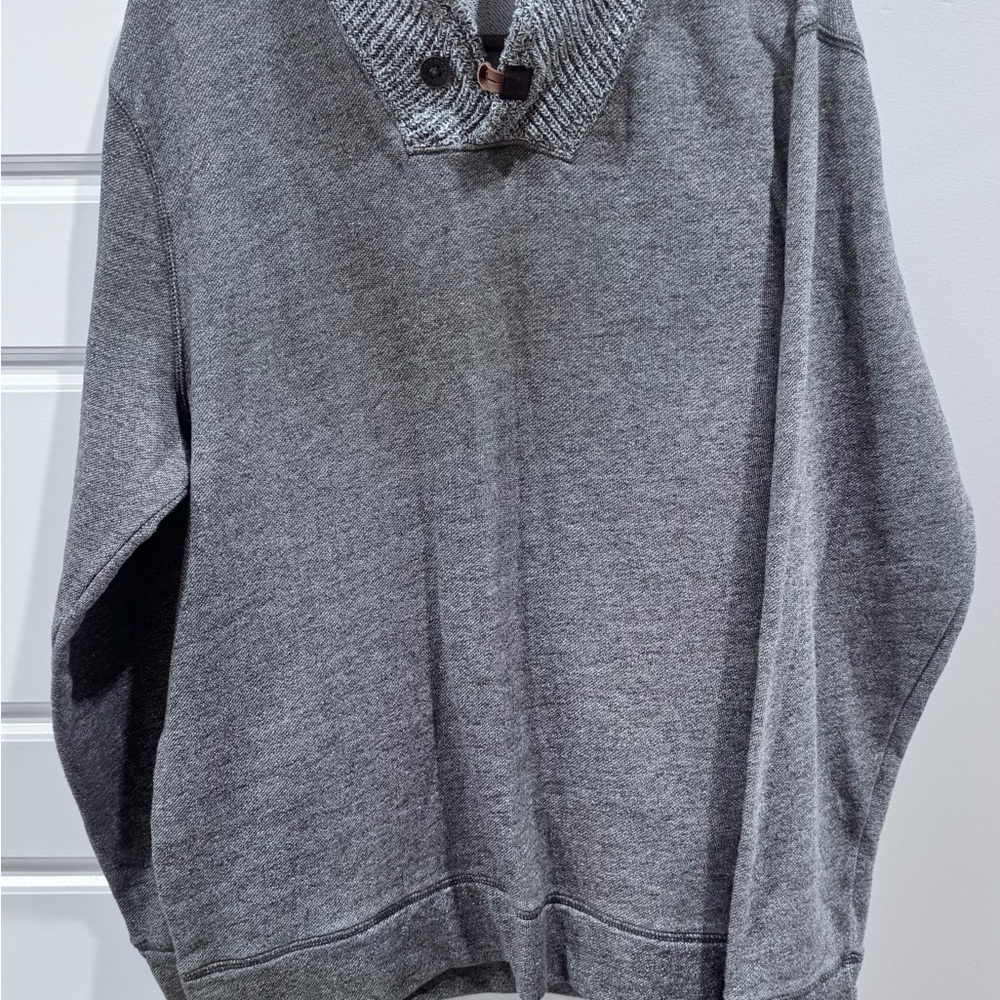 Outpost Men's Charcoal Turtleneck Sweater